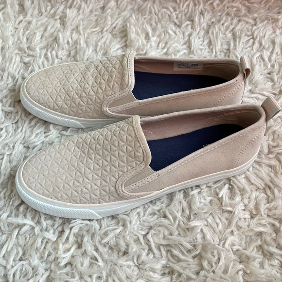 Sperry‎ Seaside quilted tan suede sneakers - Picture 3 of 8